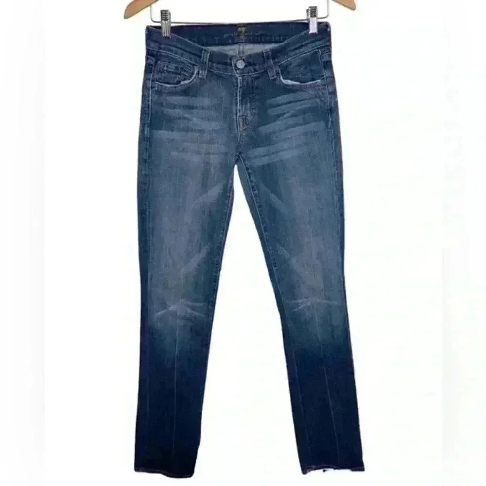 7 For All ManKind Boot Cut Blue Jeans Size 26